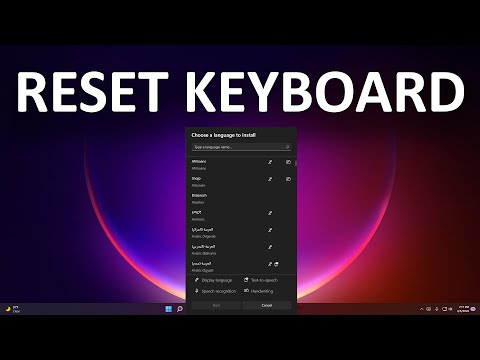 How To Reset Windows 11 Keyboard to Default Settings