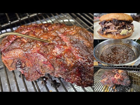 Smoked Pork Shoulder with Balsamic Red Wine Smoked Onion Jam