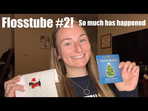 Flosstube #2: 3 Finishes, WIPS, 2 New Starts & Plans 