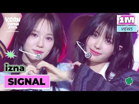 [KCON JAPAN 2025] izna - SIGNAL (원곡: TWICE) | Mnet 250528 방송