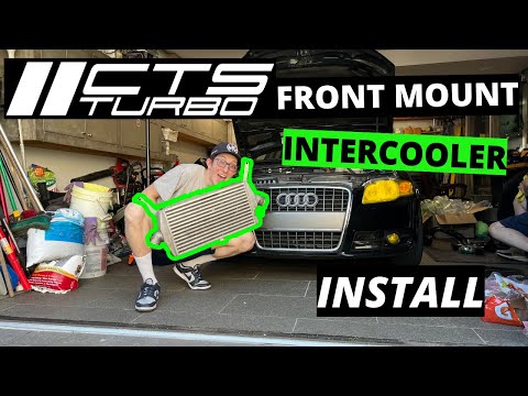 FRONT MOUNT INTERCOOLER INSTALL - B7 AUDI A4