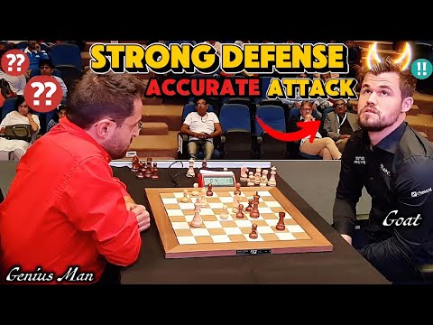 Levon Aronian VS Magnus Carlsen || Tata Steel India Rapid 2019, Round 3