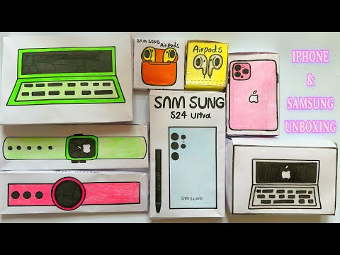 🩵📲making paper Samsung &  iPhone squishy 🩵| paper squishy | papersquishy | squishy