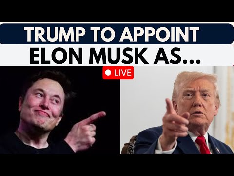 Donald Trump LIVE: Cabinet Reacts as Trump Moves to Elevate Elon Musk in Major Political Development