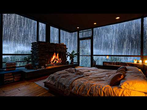 No Ads, Rain Sounds For Sleeping – 10 Hours of Rain Sounds and Distant Thunder | White Noise