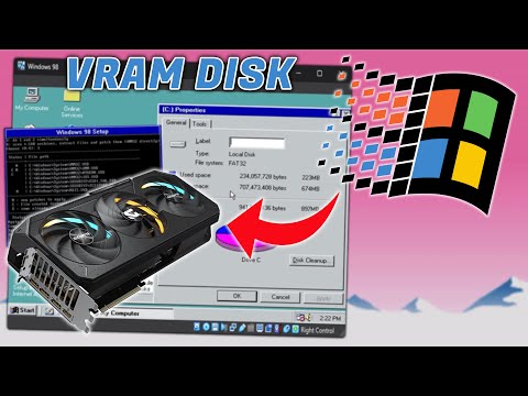 Installing Windows 98 on a Graphics Card?!