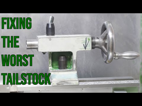 Mini lathe tailstock centering- Overhauling the 7x12 Minilathe - Episode 31 || RotarySMP