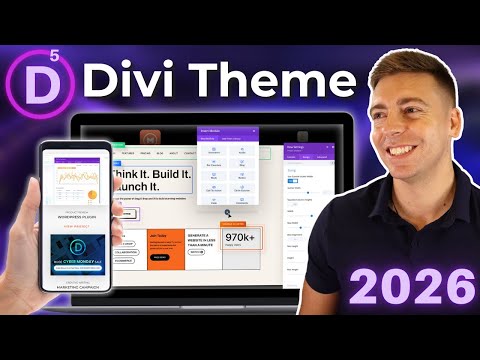 Divi Theme Tutorial 2026 | Quick Start to Divi 5 (Premium WordPress Theme)