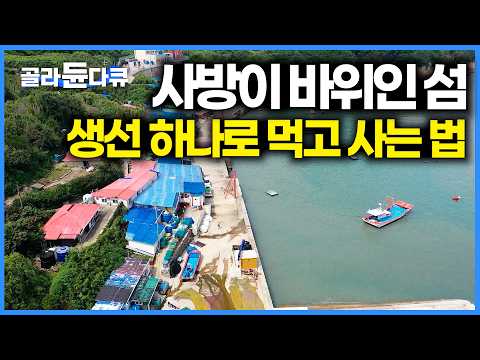 척박한 바위 섬, 남녀노소 생선 한 마리로 먹고 사는 법. 다같이 일하고 먹는 사람 냄새 가득하나 풍경｜한국기행｜#골라듄다큐