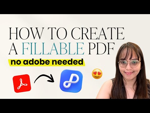 How to Create a Fillable PDF from a PDF | No Adobe Needed