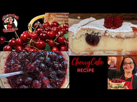 Easy Cherry Cake Recipe | Sour Cherry Cake with syrup | Torta di Amarene con sciroppo