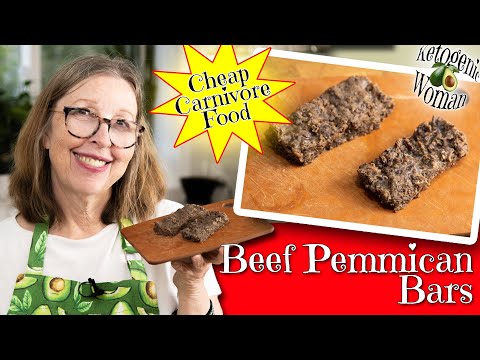 Beef Pemmican Bars | Cheap Carnivore Food for Hiking and Travel