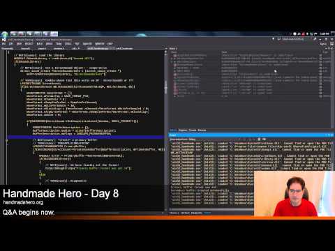 Handmade Hero Day 008 - Writing a Square Wave to DirectSound