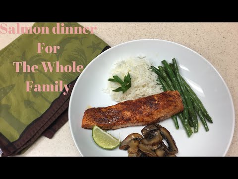 Salmon dinner for the whole family