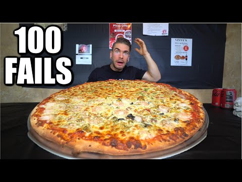 FREE PIZZA FOR LIFE IF YOU CAN BEAT THIS PIZZA CHALLENGE ! The Biggest Pizza Challenge In Chicago