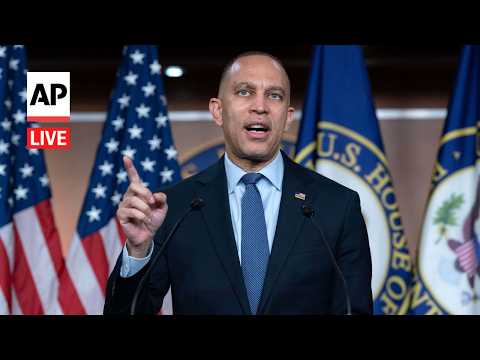 LIVE: Hakeem Jeffries holds a press conference