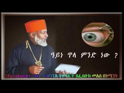 Memhir Girma  መምህር ግርማ ወንድሙ ክፍል 15 B አይነ ጥላ ምንድነው ?