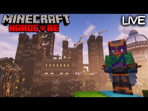 Building the Most Insane Castle Walls in Hardcore Minecraft