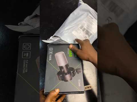 Unboxing my package from AliExpress #shorts #unboxing #aliexpress #fifinemicrophone
