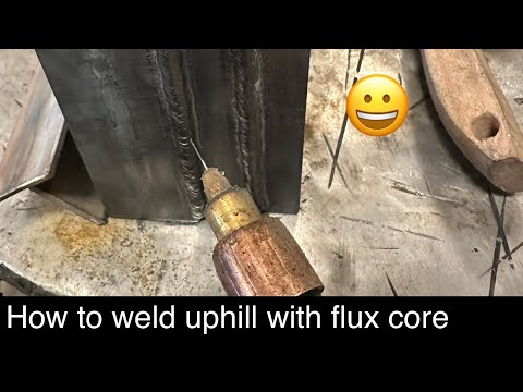 How to weld uphill with flux core + Ton of tips 😀
