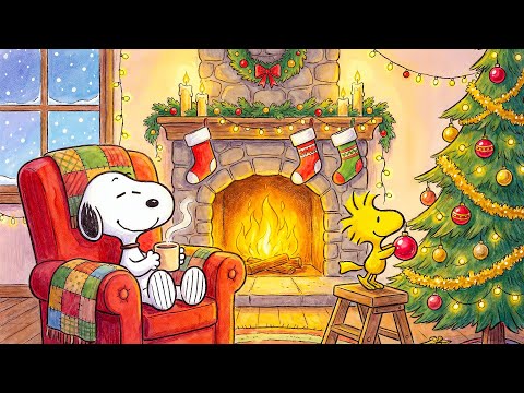 Warm Christmas Moments with Snoopy 🎄 Christmas Jazz for a Cozy Season