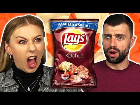 Irish People Try REAL Canadian Chips