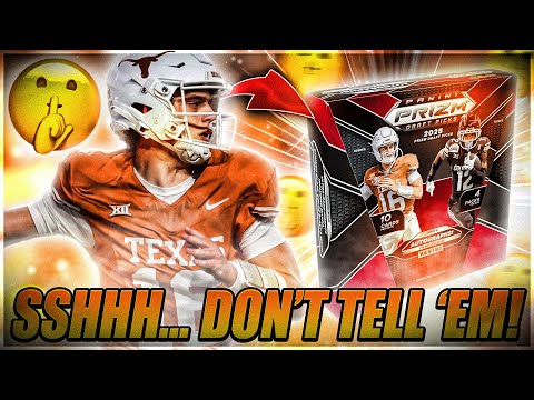 SSHHHH...DON'T TELL EM!!! | 2025 Panini Prizm Draft Picks Football Hobby Box Review