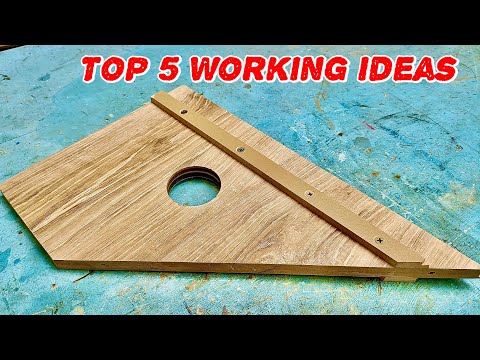 TOP 5 BRILLIANT IDEAS! Mind-Blowing Woodworking Hacks That Save Hours of Work!