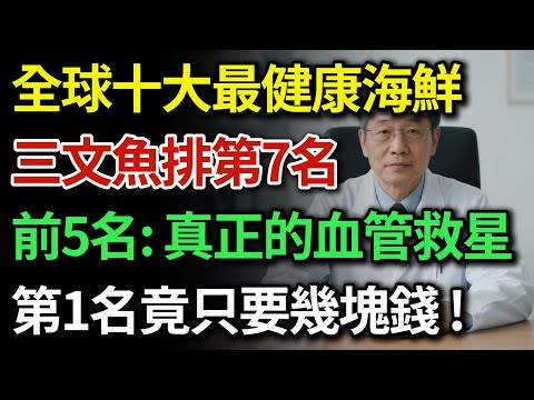 別再花冤枉錢買三文魚了！這5種「廉價魚」才是血管清道夫，哈佛揭秘全球10大最健康海鮮榜單，三文魚僅排第7名，第1名竟然只要幾塊錢？|健康Talks|最健康海鮮|三文魚|健康飲食|飲食健康|食物揭秘