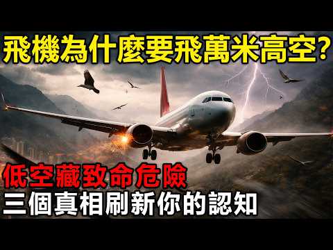 飛機為什麼要飛萬米高空？低空藏致命危險，三個真相刷新你的認知。