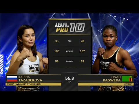 Karina Tazabekova 🇷🇺 vs Lina Kasweka 🇿🇲 | IBA.PRO 10 | October 6, 2025 | Saint Petersburg, Russia