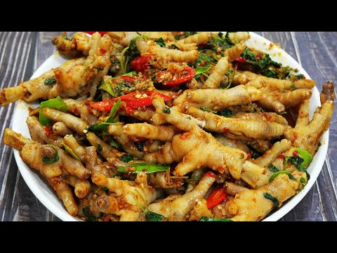 ขลุกขลิกตีนไก่ เมนูทำง่าย สุดแซ่บ ตีนเปื่อยนุ่ม รสจัด อร่อยมาก