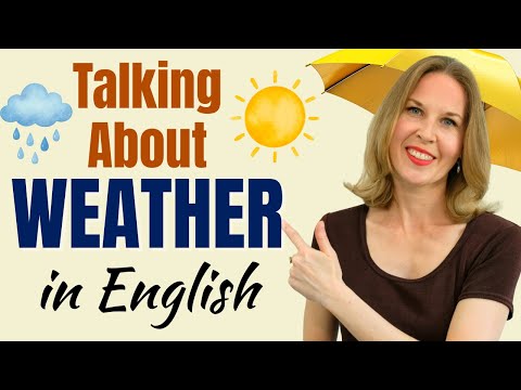 Talking About the Weather in English ☀️ Listen & Repeat Practice for Beginners