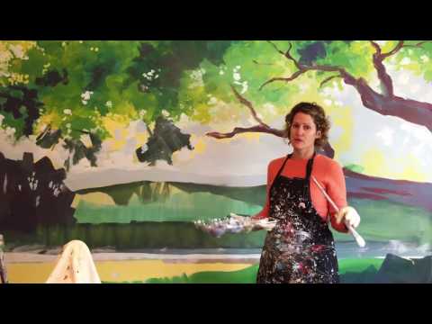 How to Paint a Wall Mural in 1 Day