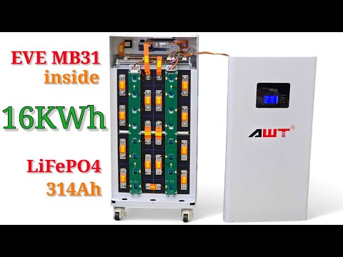 AWT 16KWh LiFePO4 EVE MB31 314Ah DIY Battery Box Assembling