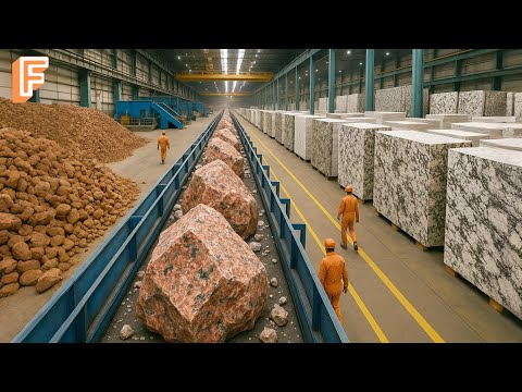 How Millions of Granite Slabs Worth Billions Of Dollars Are Made — From Rock To Luxury Surface