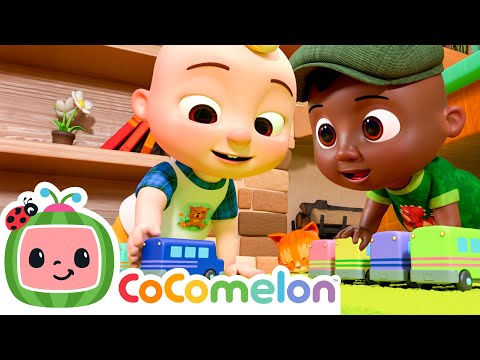 10 Little Buses Playdate!🚌 | Cocomelon - Cody Time | Kids Cartoons & Nursery Rhymes | Moonbug Kids