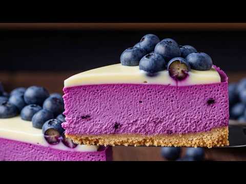 The Blueberry Cheesecake Everyone’s Talking About! And It’s No-Bake! 💙