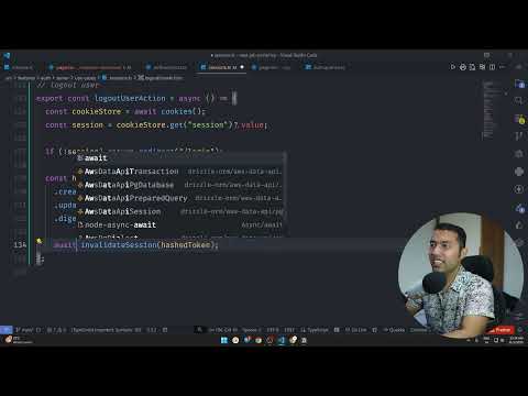 Logout Function in Next.js App | Secure Session Delete with Drizzle ORM + MySQL