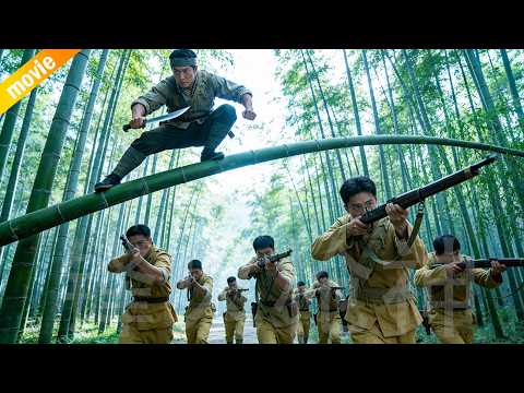 Special Forces soldier jumps from the branches; the Japanese are silently eliminated in the sleep!