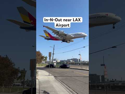 This In-N-Out near LAX Airport is one of the busiest burger joints in the world. 🌎 🍔✈️