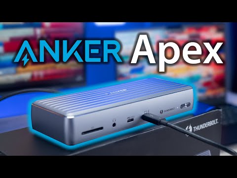 Anker Apex 12-in-1 Thunderbolt 4 Dock - Verwandelt euren Laptop in eine Workstation