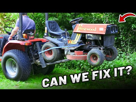BARN FIND TRACTOR MOWER - Can We Fix It?