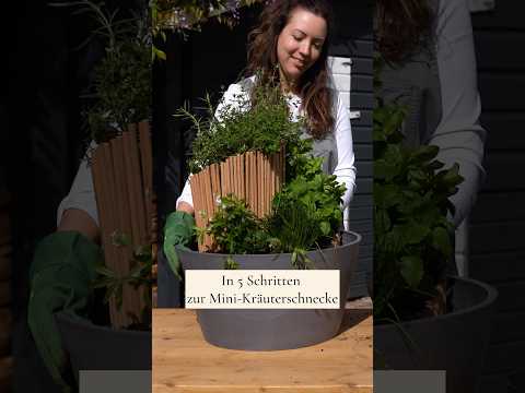 DIY-Idee: Kräuterschnecke für Terrasse und Balkon 👩🏻‍🌾