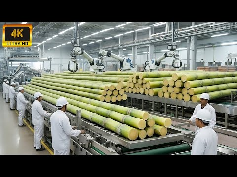 Inside a Sugarcane Juice Factory: 9 Steps from Fresh Cane to Bottled Drink (Full Process)