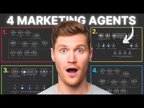 These 4 n8n Marketing Agents Are Making Me $1,000's!!! (free download)