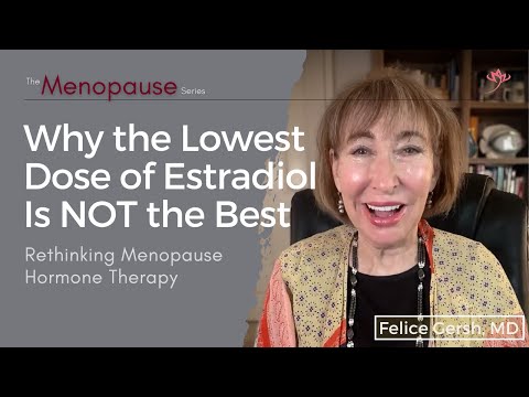 The Lowest Dose of Estradiol Is NOT Best: Rethinking Menopause Hormone Therapy | Felice Gersh, MD
