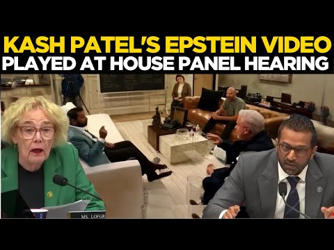 LIVE | Kash Patel's SHOCK EPSTEIN VIDEO Played In Congressional Hearing; Watch His Outburst