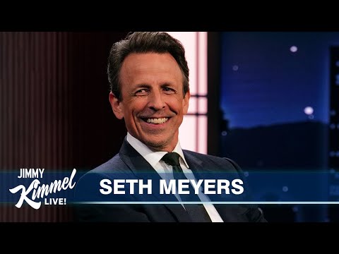 Seth Meyers on Being a Guest on Other Talk Shows, On Camera Fears & His Kids Cursing