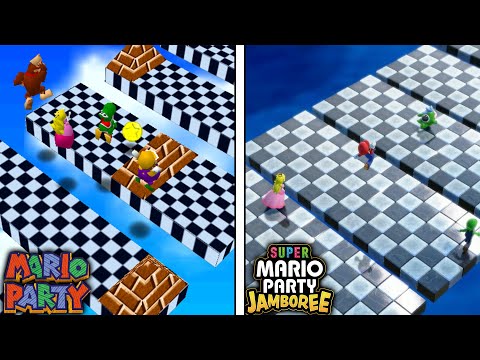 Super Mario Party Jamboree - Minigame Comparisons (Original vs Remake)